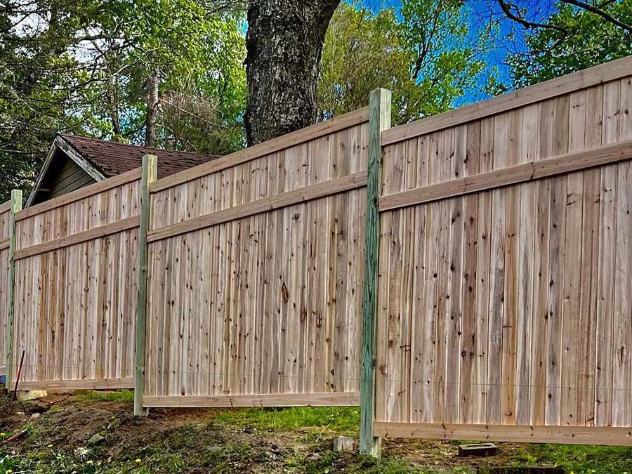 Commercial Wood Fence - Westchester County